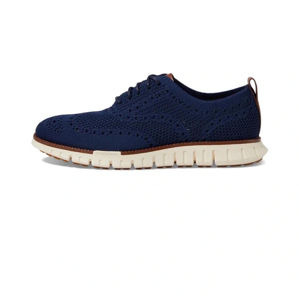 New in Box Zerogrand Remastered Stitchlite Wingtip Oxfords